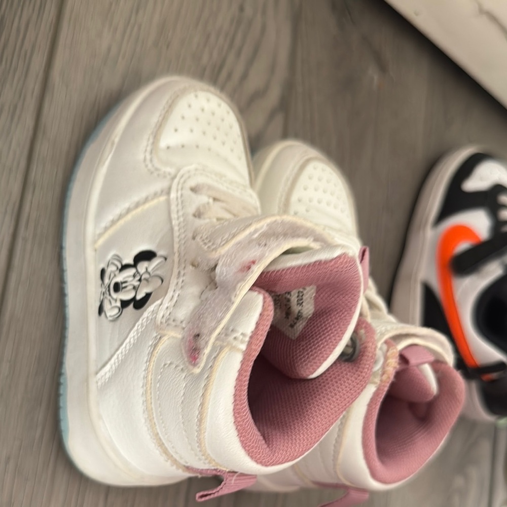 Primark White and Pink Sneakers Classic Design